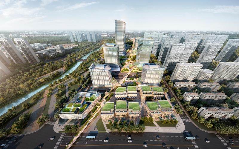 合肥金融广场B地块施工